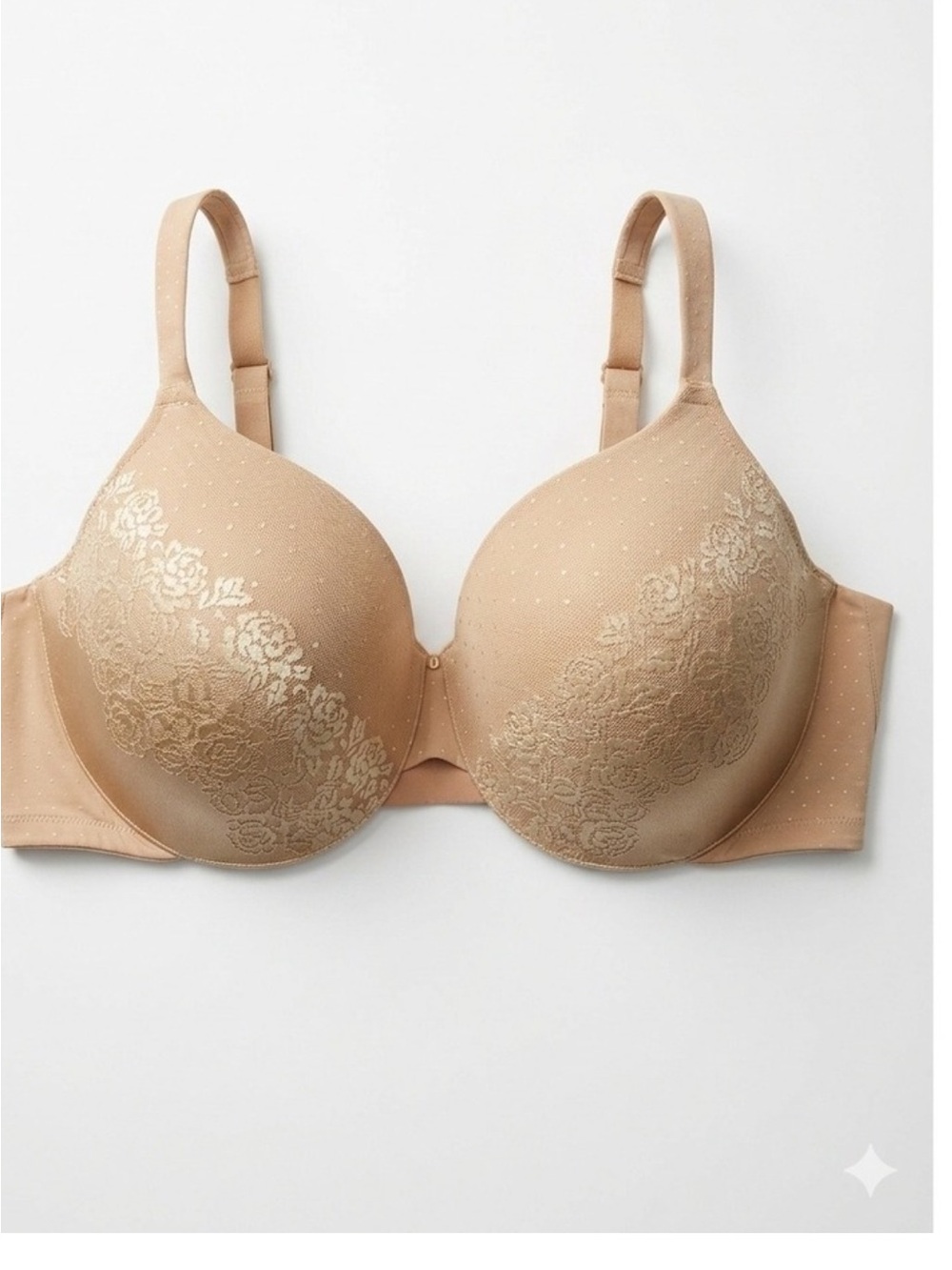SOMA Stunning Support full coverage bra 79984 size 44DDD EUC Beige Nude
